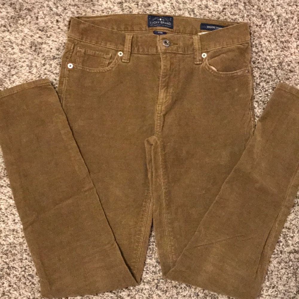Lucky brand olive green corduroy pants